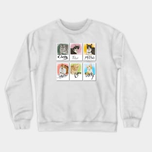 Watercolor Cats (recolored) Crewneck Sweatshirt